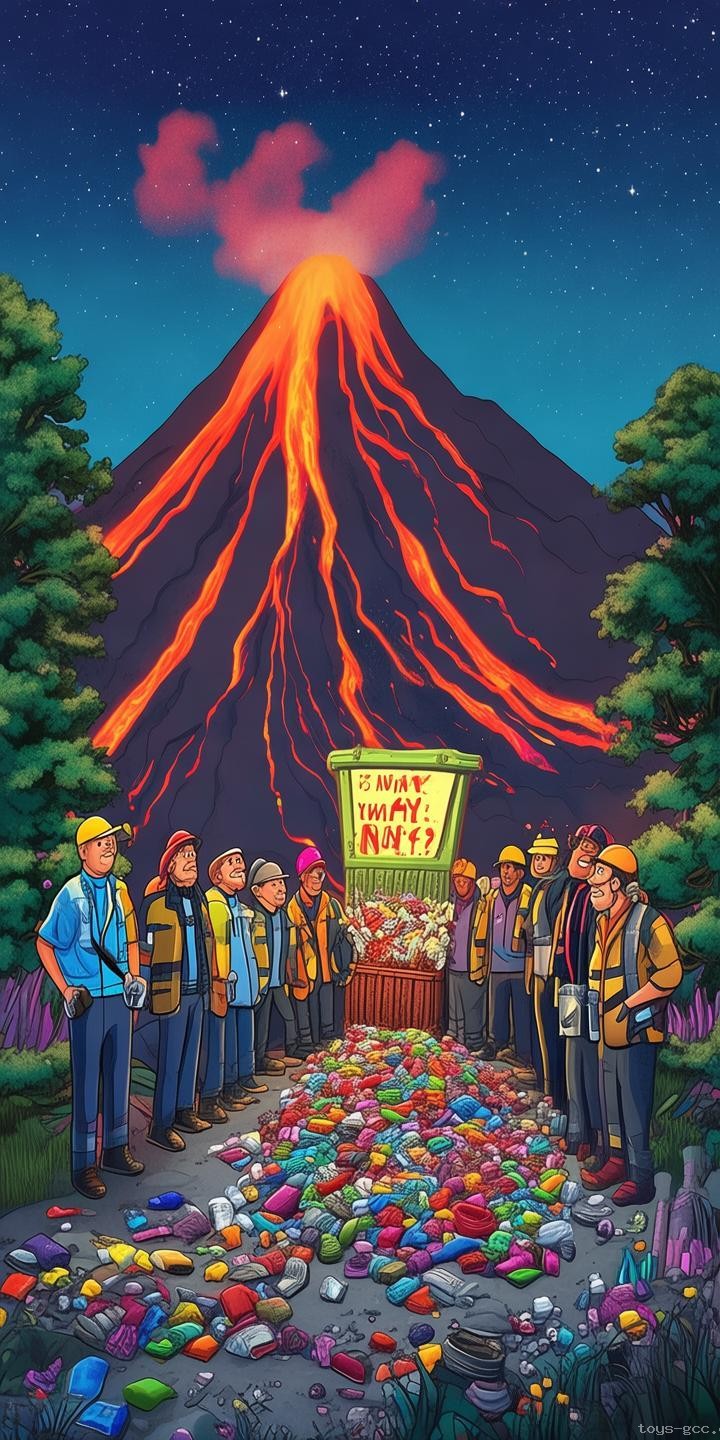 为什么人类不把垃圾倾倒在活火山里？